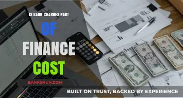 Are Bank Charges Considered Part of Finance Costs?
