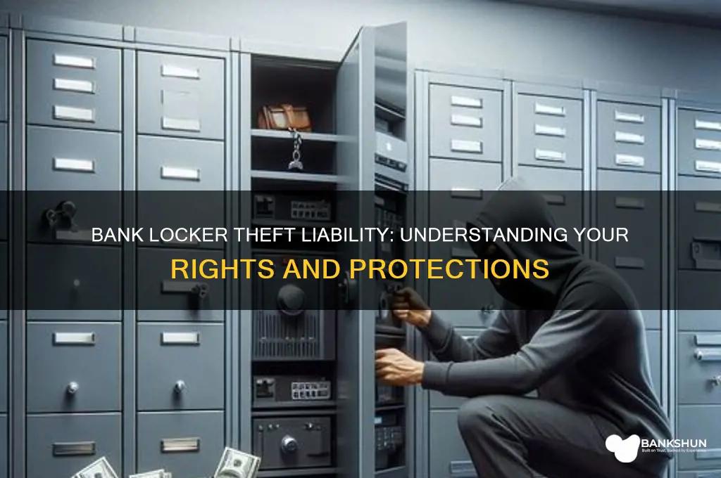 is bank liable for theft in locker