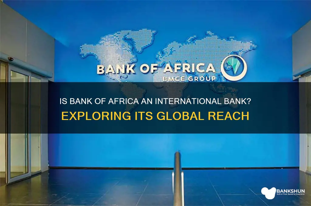 is bank of africa an international bank