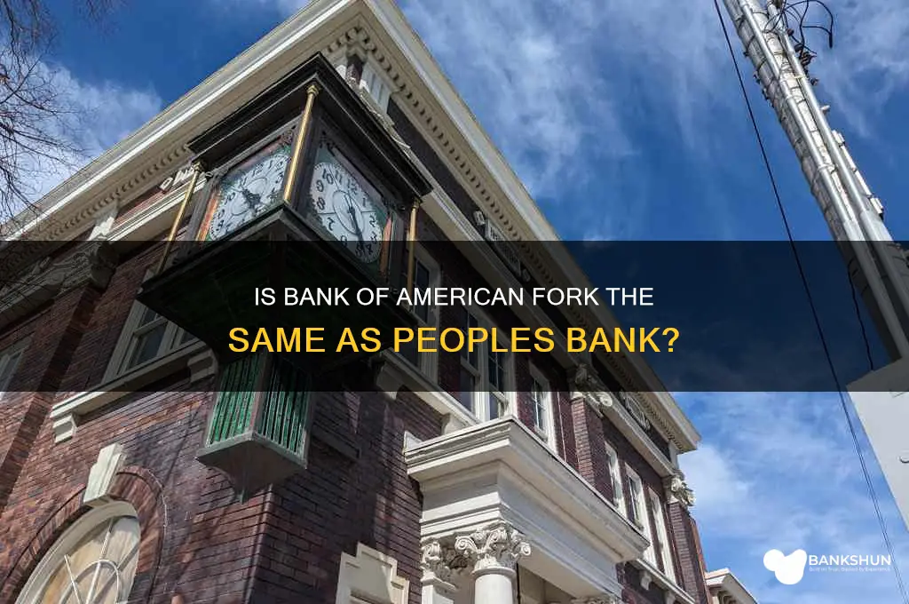 is bank of american fork peoples bank