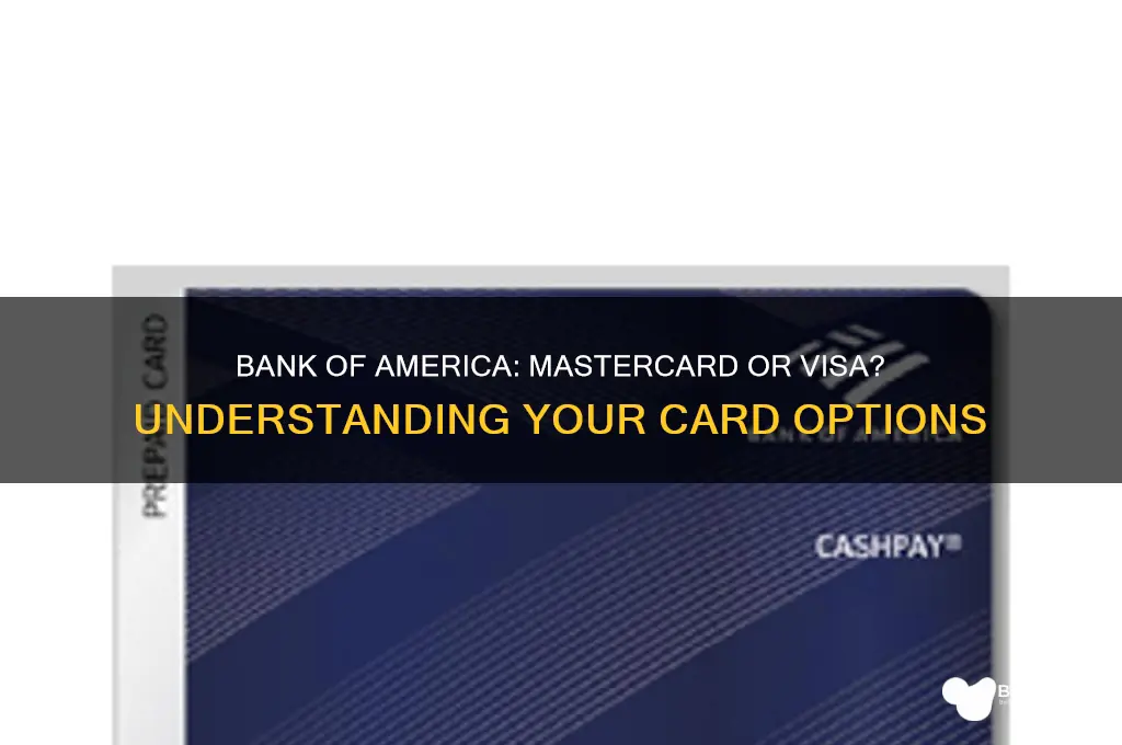 is bank of american mastercard or visa