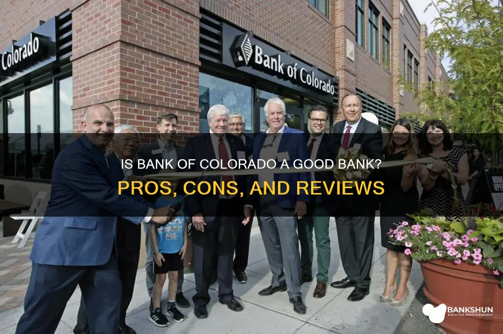 is bank of colorado a good bank