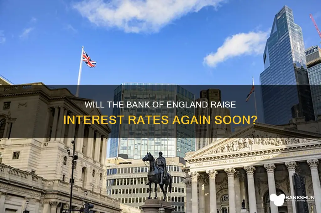 is bank of england rate going up