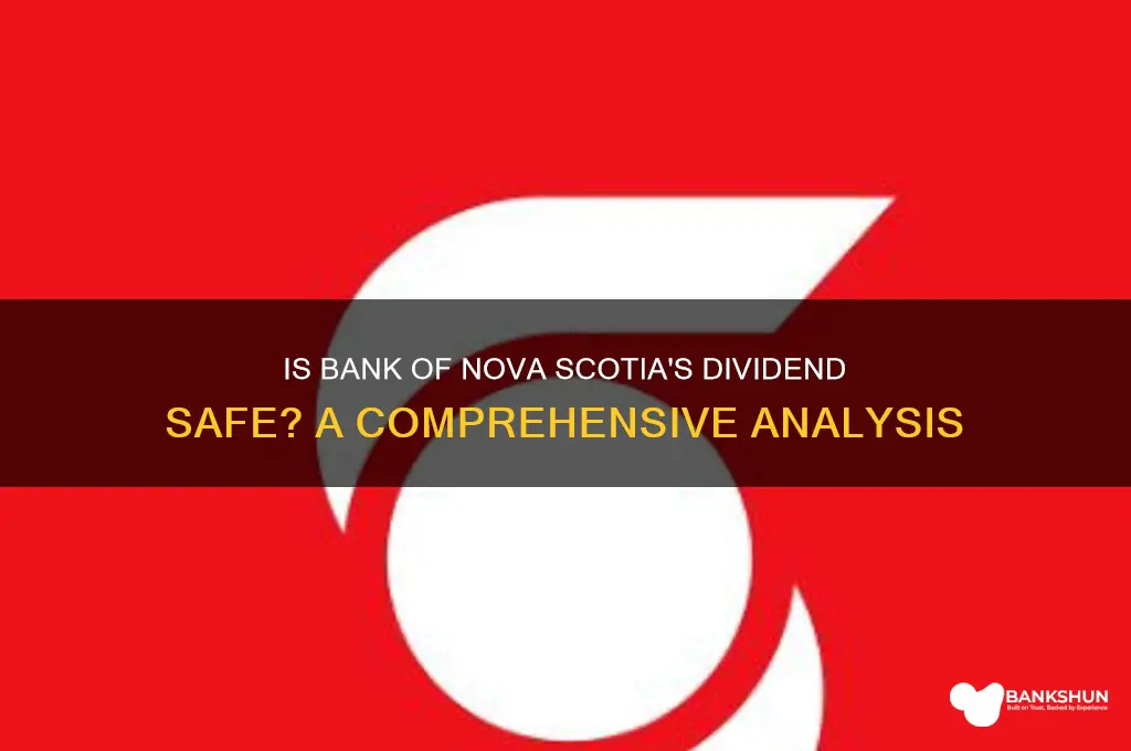is bank of nova scotia dividend safe