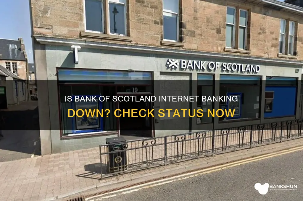 is bank of scotland internet banking down