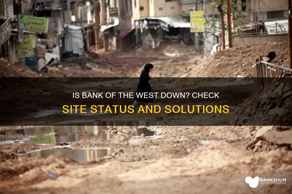 is bank of the west site down