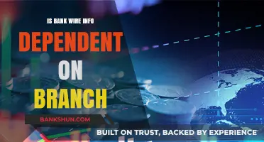 Does Bank Wire Information Depend on Branch Location?