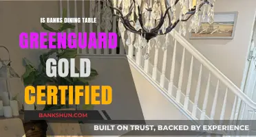 Is Banks Dining Table Greenguard Gold Certified? Find Out Here