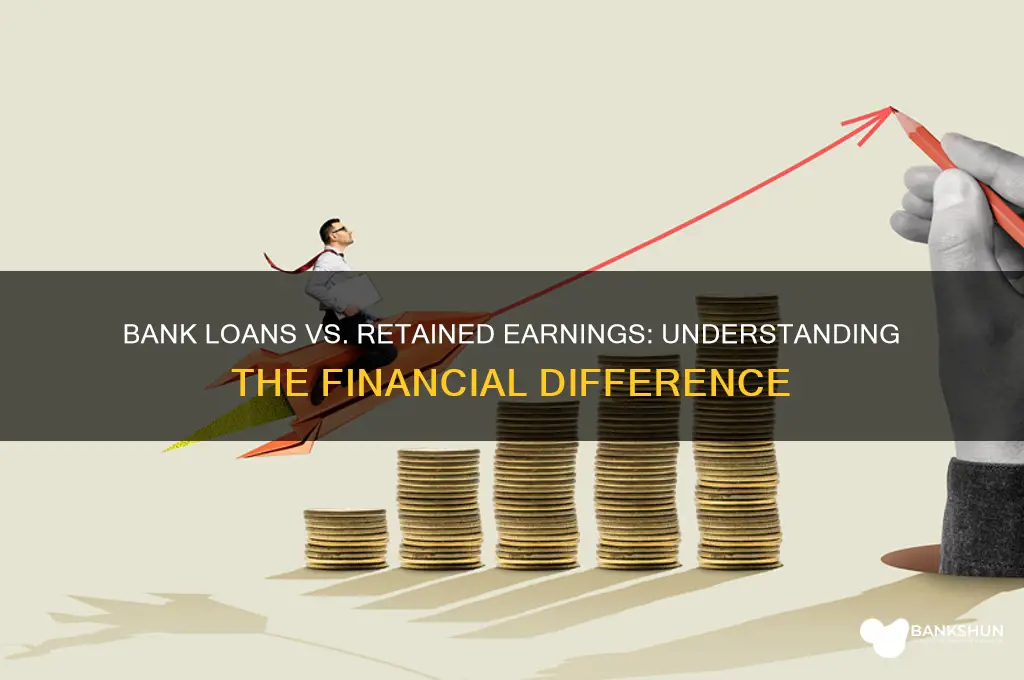 is barrowing from the bank retained earnings