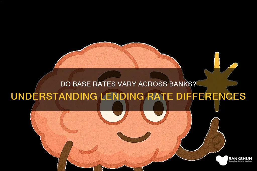 is base rate different for different banks