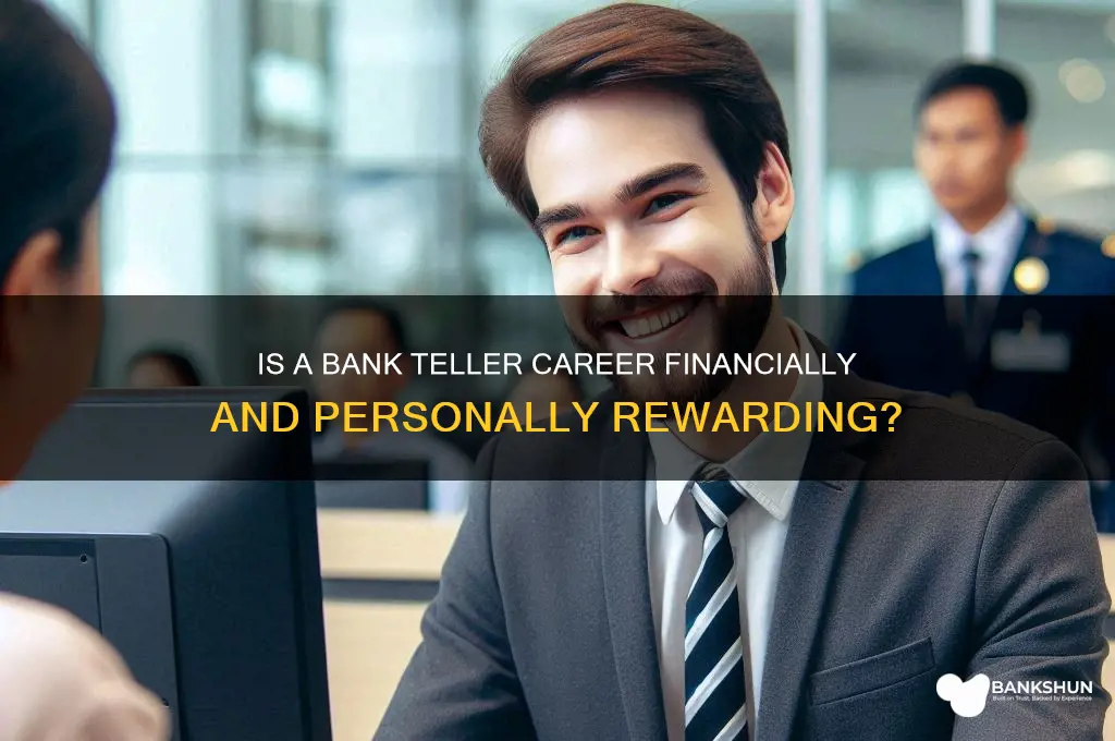 is being a bank teller worth it