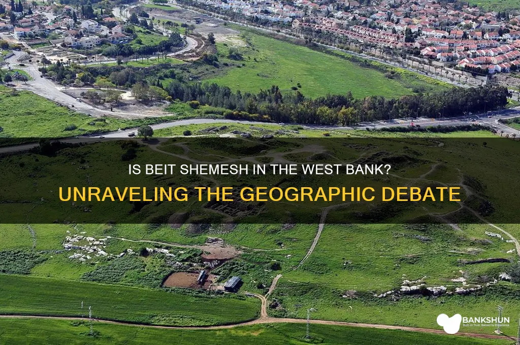 is beit shemesh in the west bank