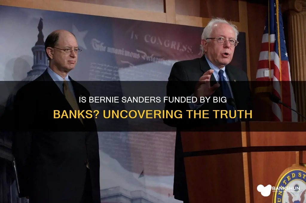 is bernie sander paid by big banks
