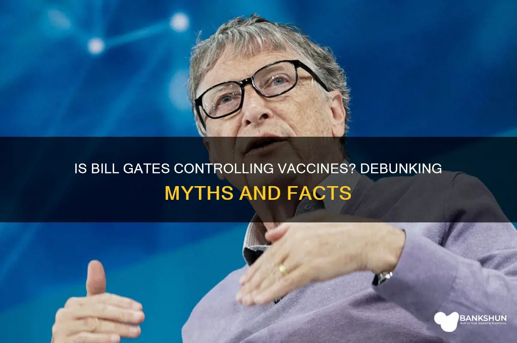 is bill gates in charge of vaccines