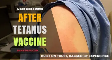 Body Aches After Tetanus Vaccine: Common Side Effects Explained