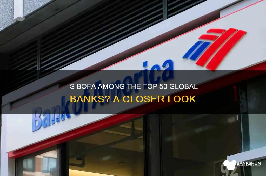 is bofa in top 50 world banks