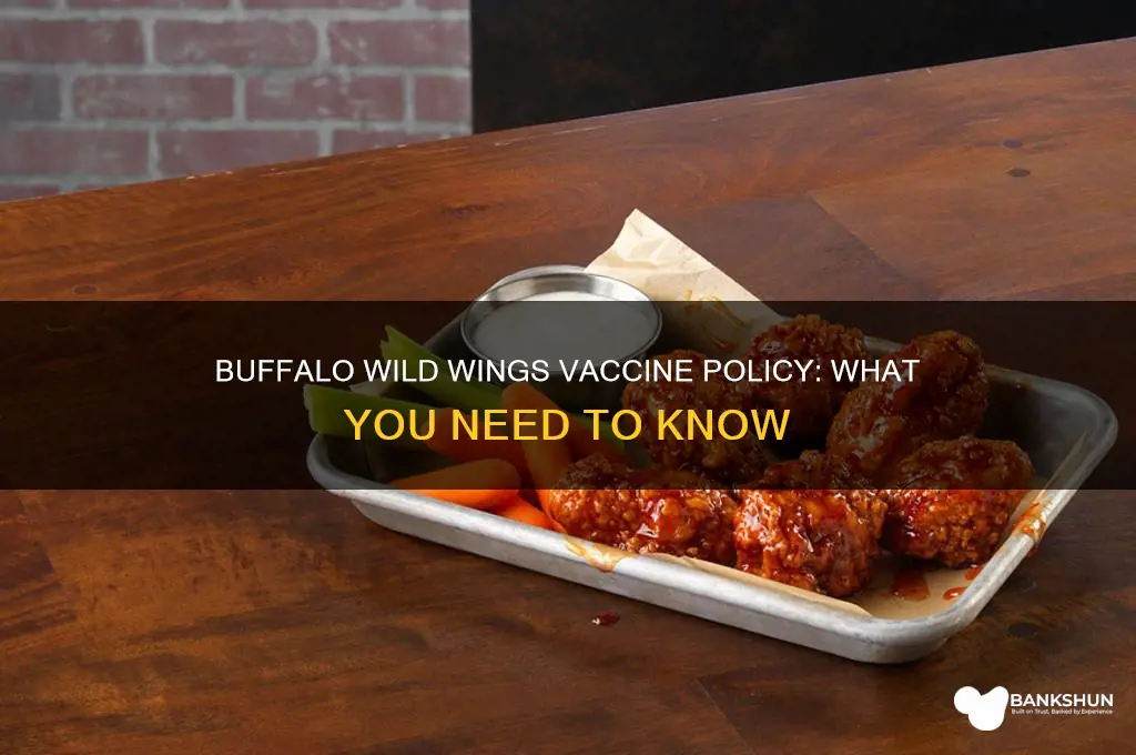 is buffalo wild wings asking for vaccines