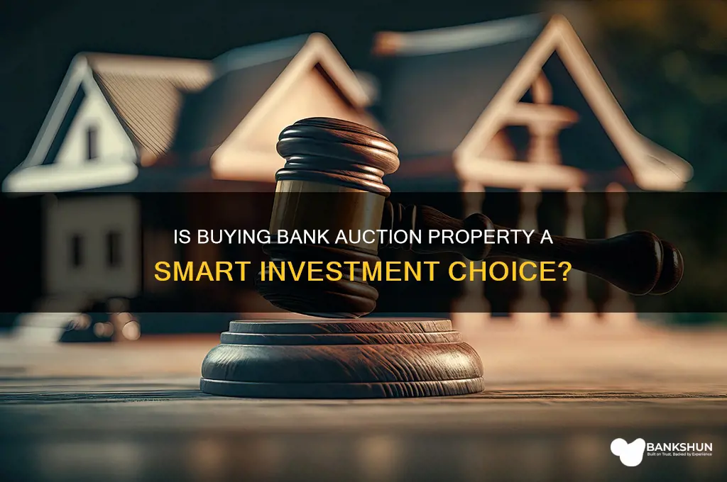 is buying bank auction property worth it