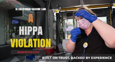 California Vaccine Law: HIPAA Violation or Public Health Measure?