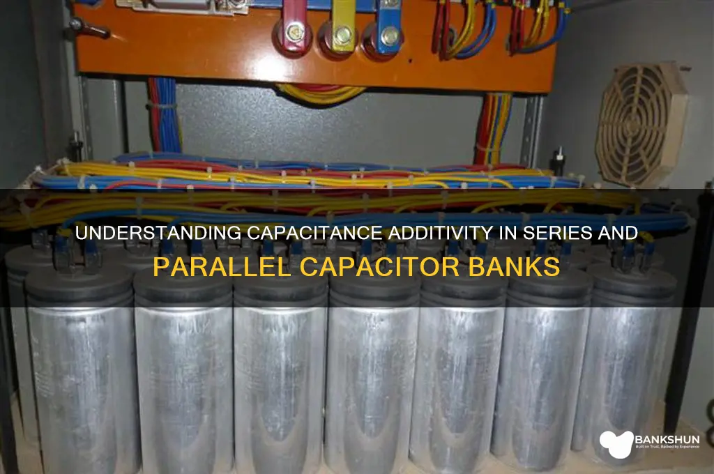 is capacitance additive in a capacitor bank