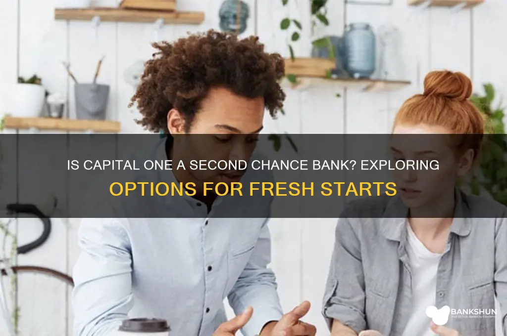 is capital one a second chance bank
