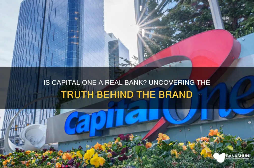 is capital one bank a real bank