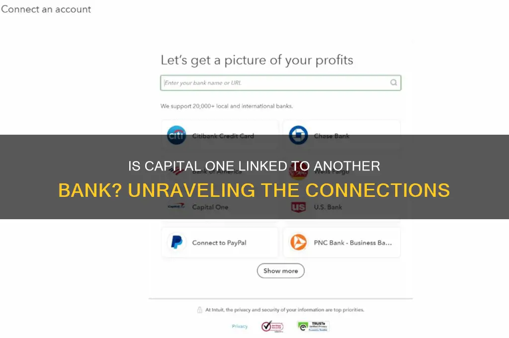 is capital one linked to another bank