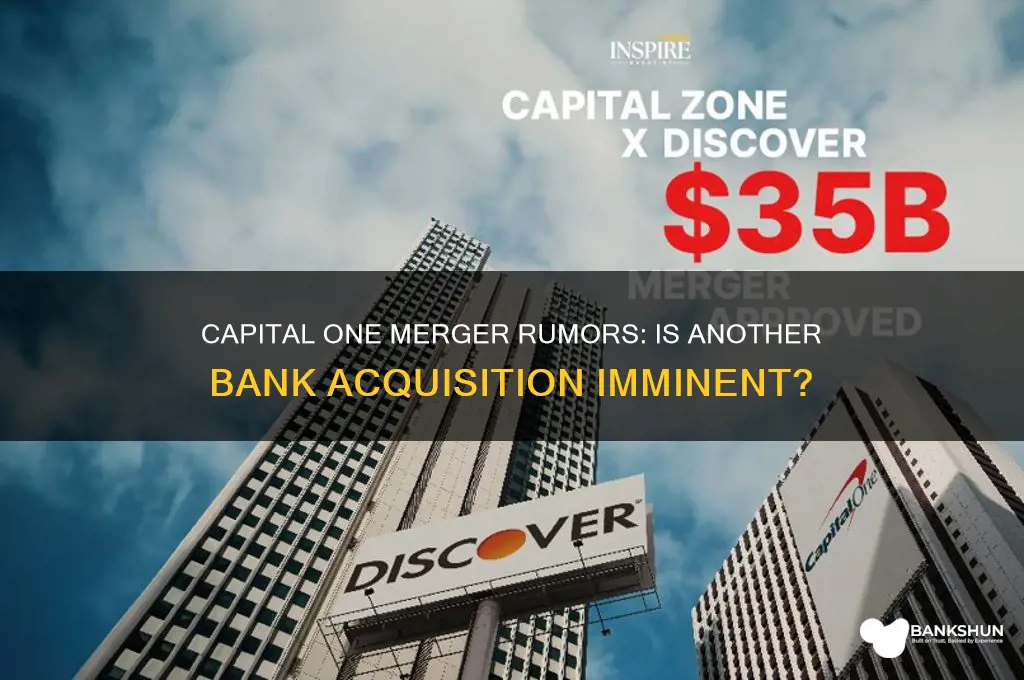is capital one merging with another bank