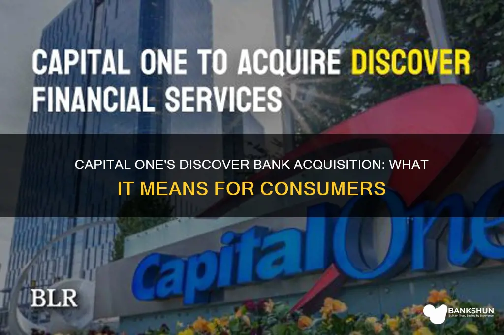 is capital one taking over discover bank