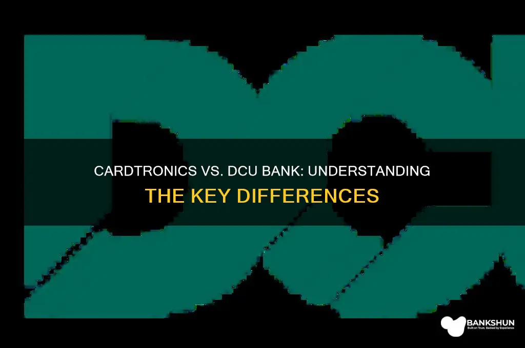 is cardtronics the same as dcu bank