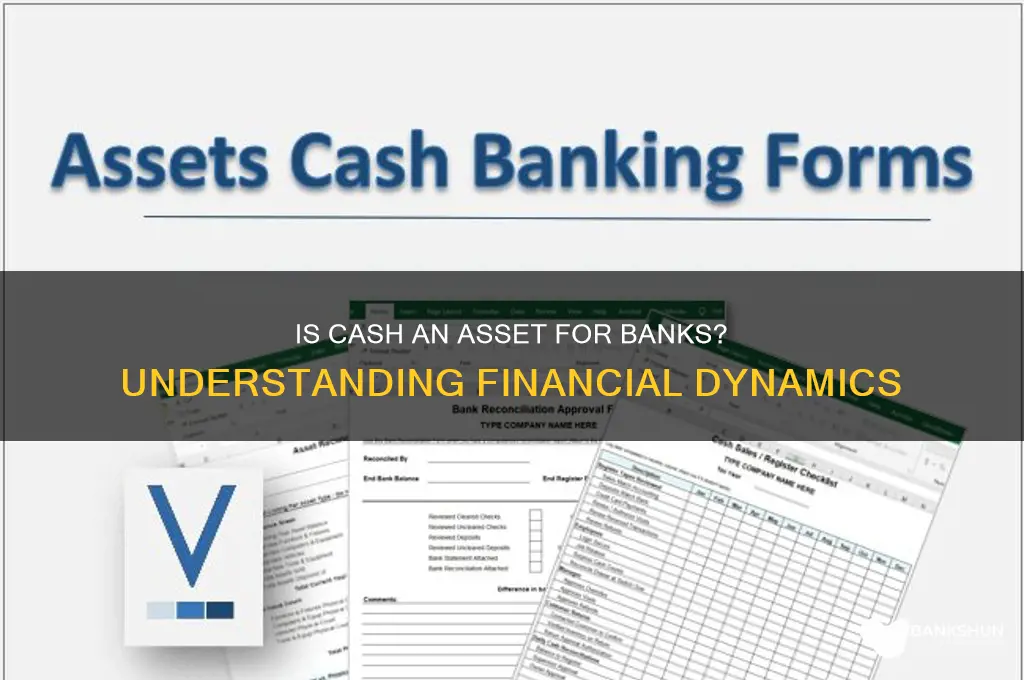 is cash an asset for a bank