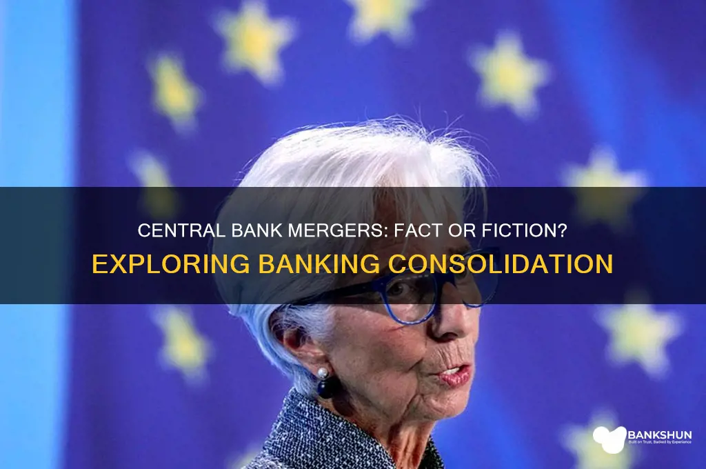 is central bank merged with any bank