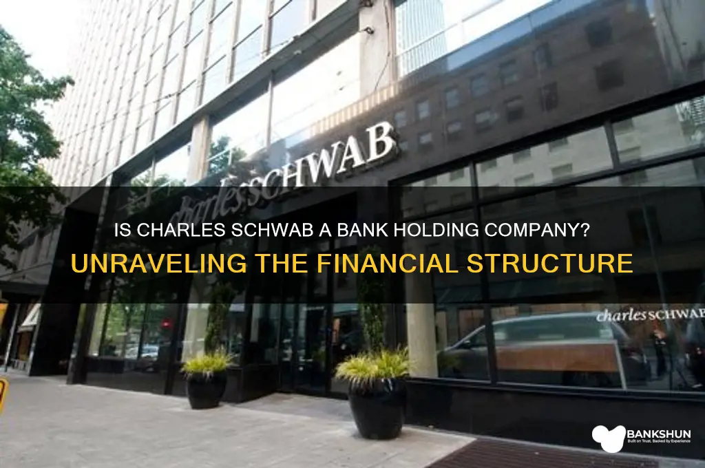 is charles schwab a bank holding company