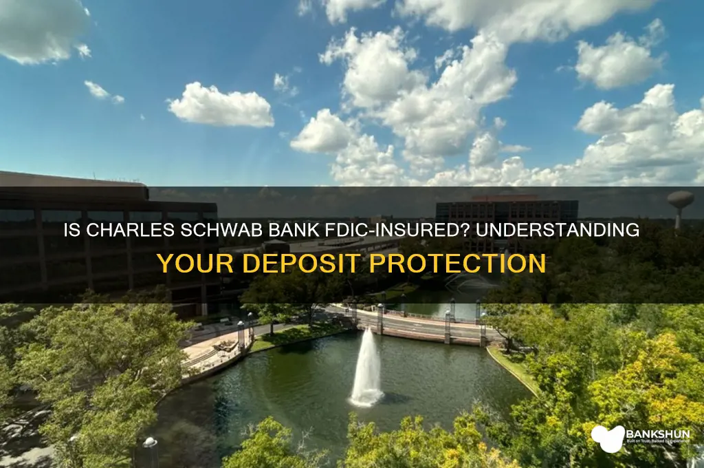 is charles schwab bank protected by fdic