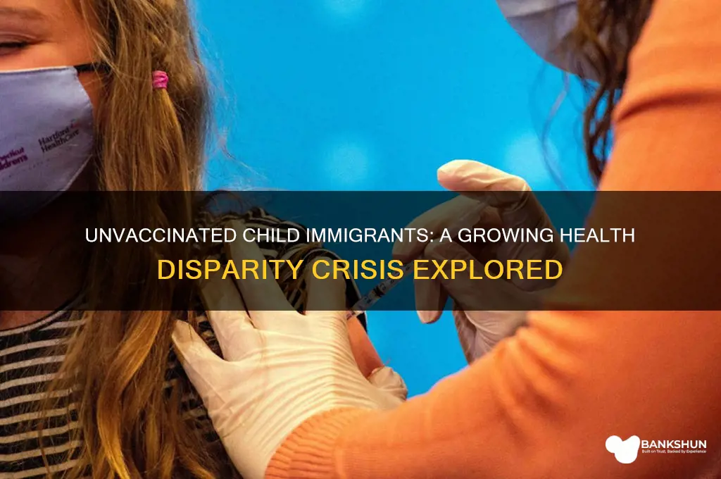 is child immigrants without vaccination a disparity