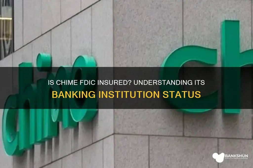 is chime an fdic insured banking institution