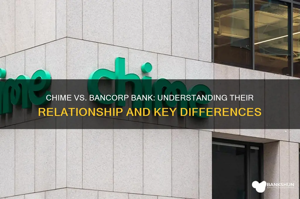 is chime and bancorp bank the same