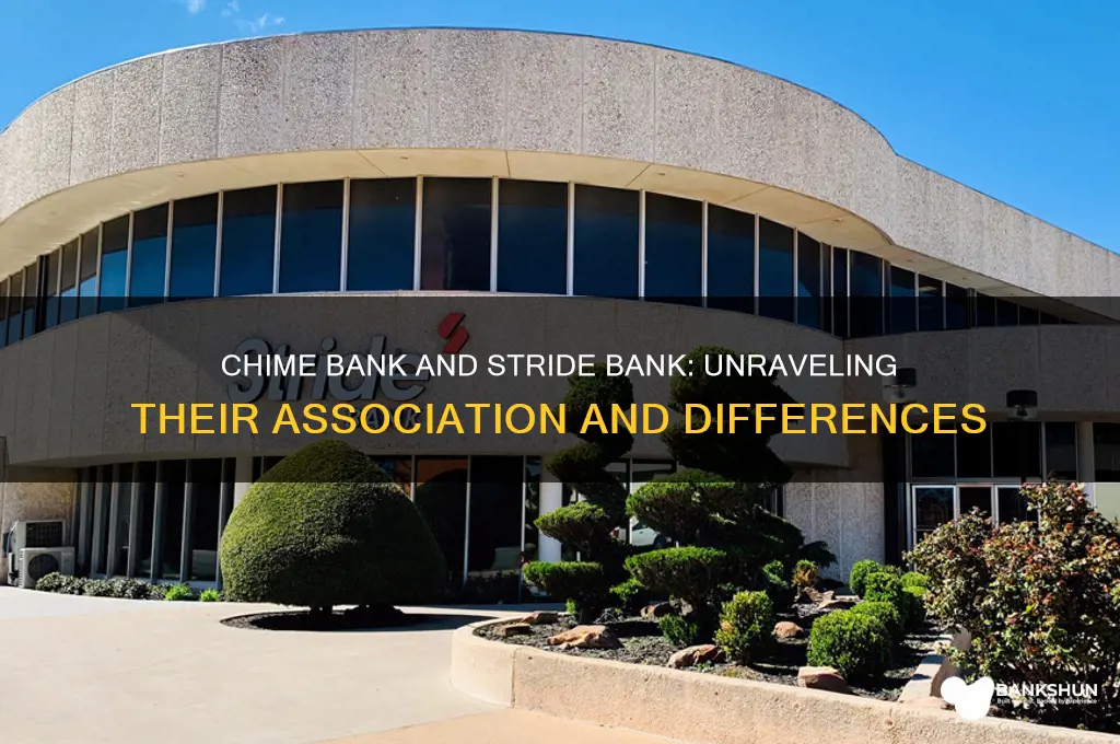 is chime bank associated with stride bank
