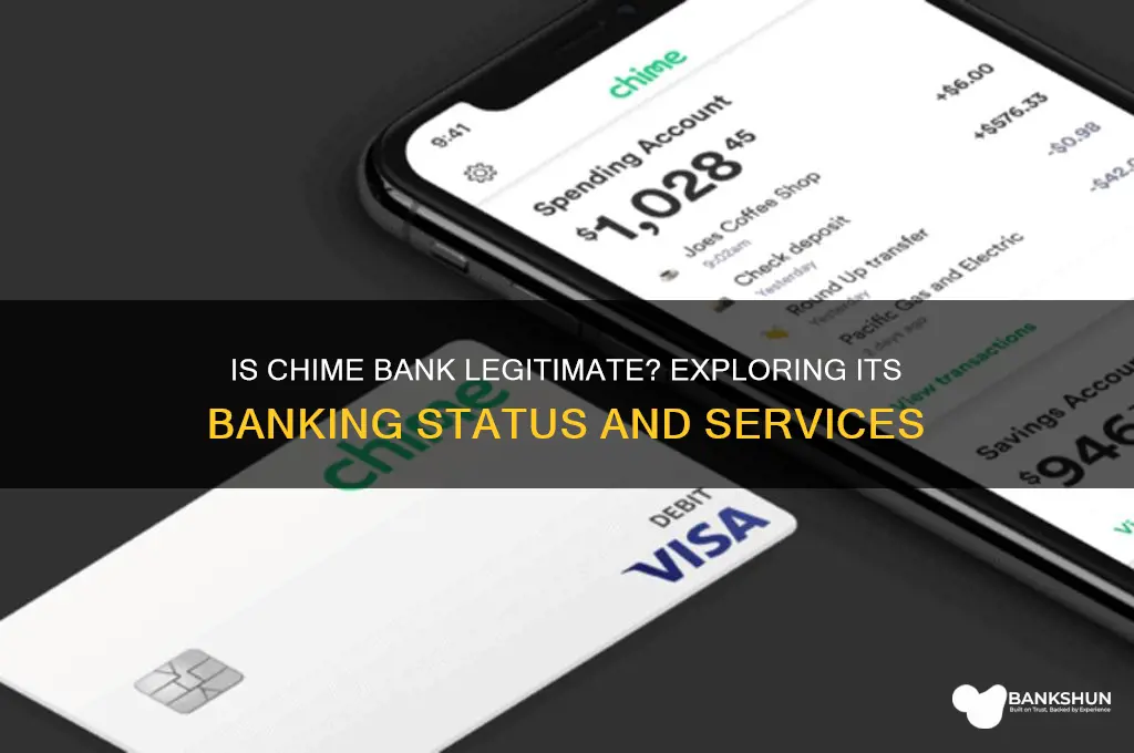 is chime bank considered a real bank