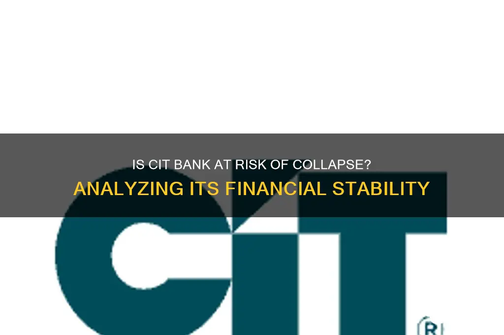 is cit bank in danger of failing