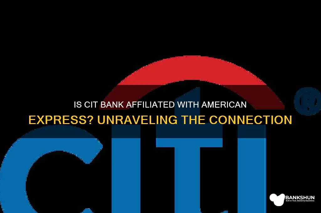 is cit bank related to american express