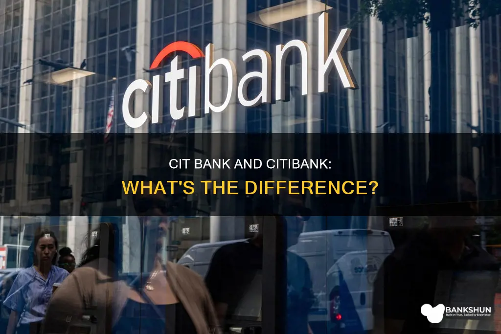 is cit bank the same as citibank