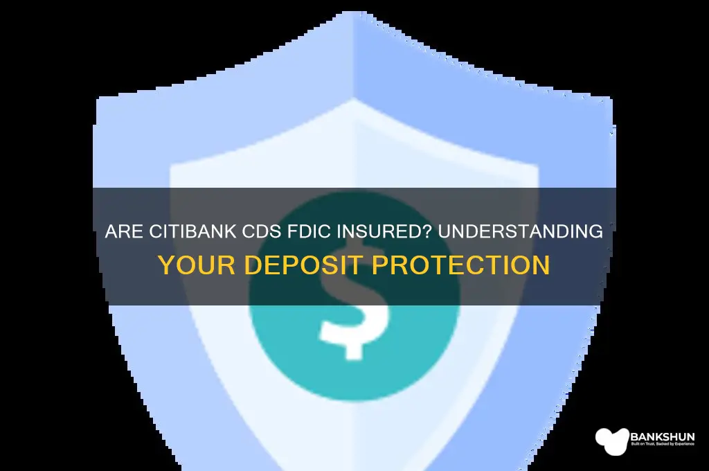 is citi bank cd are fdic insured