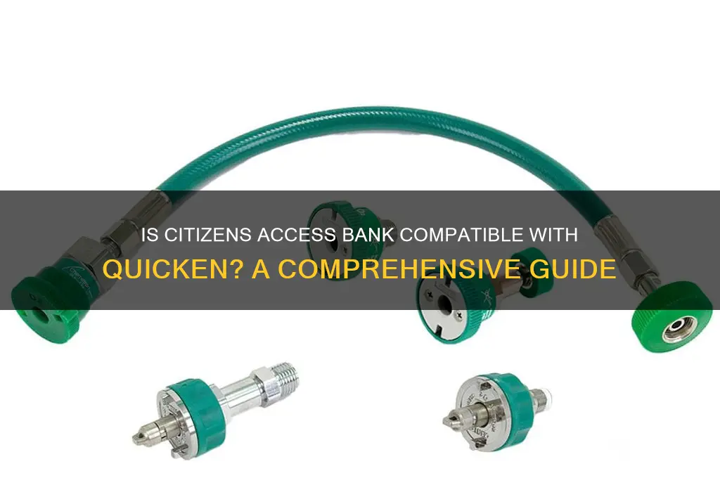 is citizens access bank supported in quicken