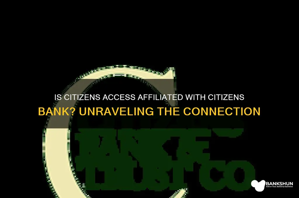 is citizens access part of citizens bank