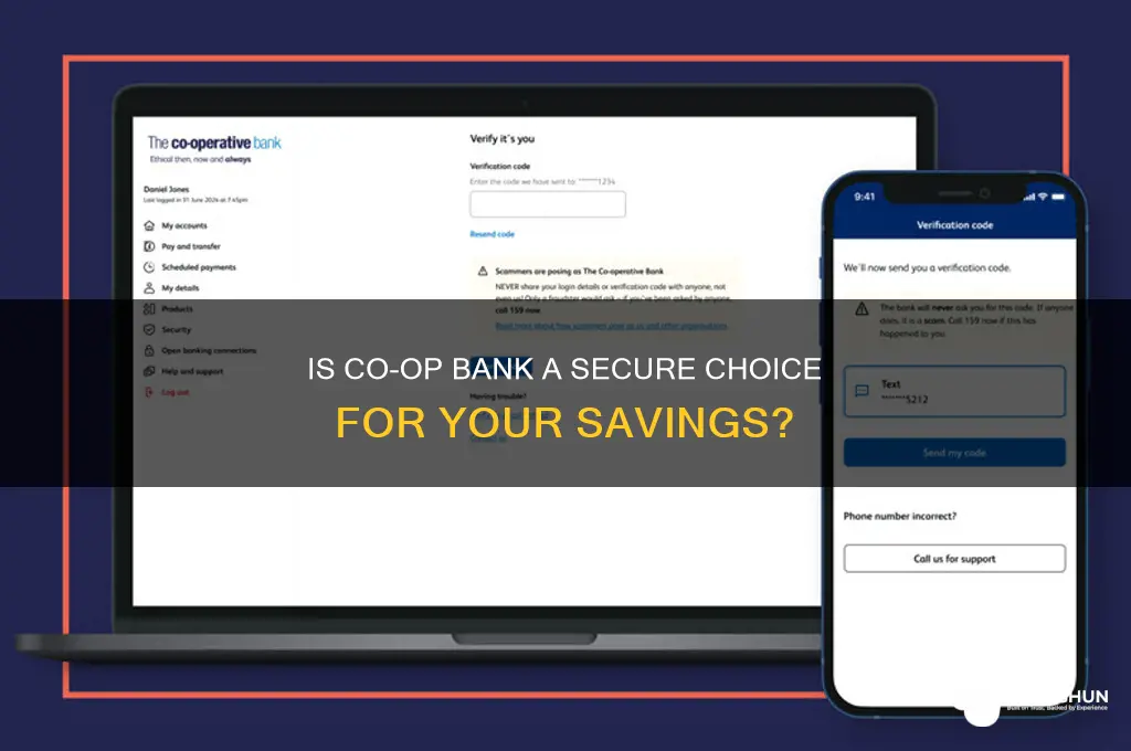 is co op bank safe for savings