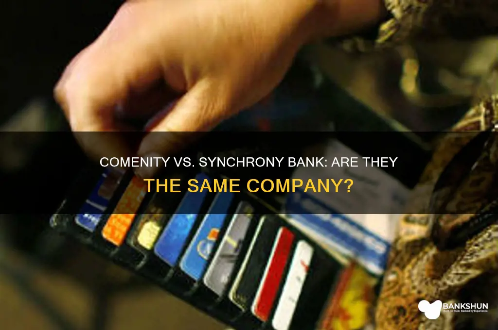 is comenity and synchrony bank the same