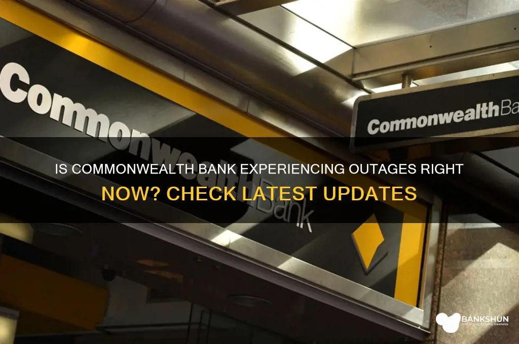 is commonwealth bank down at the moment