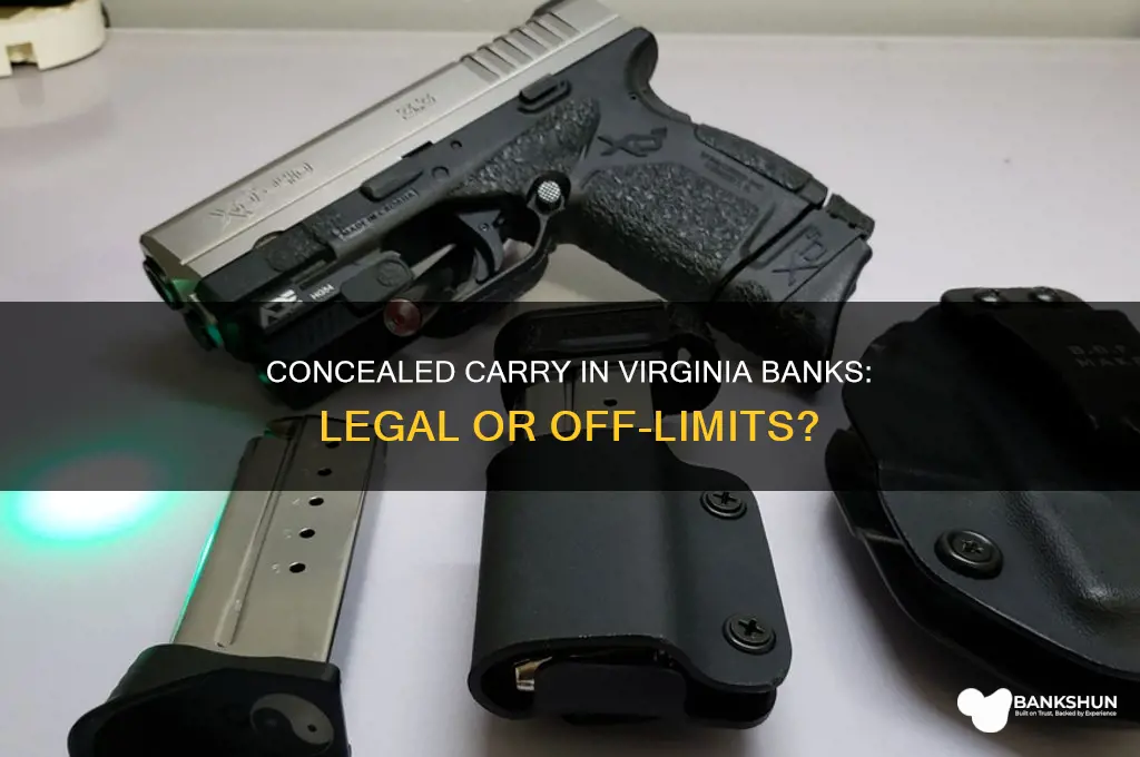 is concealed carry allowed in va banks