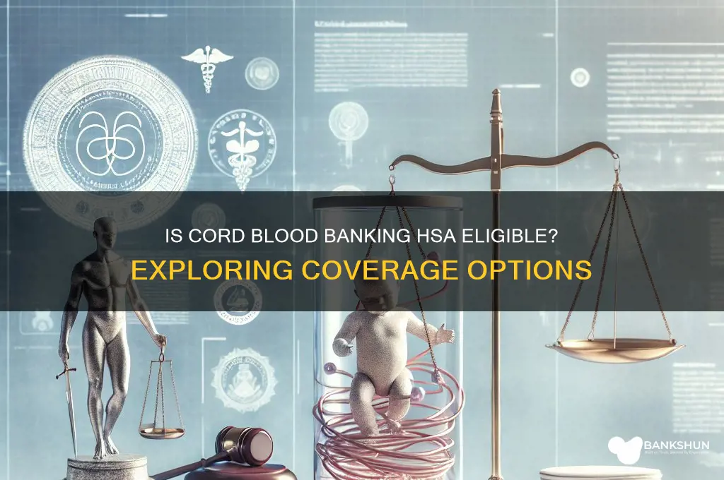 is cord blood banking covered by hsa